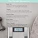 My Life My Shop Digital Body AnalyzerScale- Scale forbody weight, Body Fat, Muscle Mass, Bone Density, Water Weight, 397 Pound Capacity, Gray