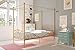 DHP Canopy Metal Sturdy Bed Frame, Twin, Gold