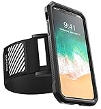 SUPCASE iPhone X, iPhone Xs Armband, SUPCASE Easy Fitting Sport Running Armband Case for Apple iPhone X 2017/iPhone XS 2018 Release (Black)