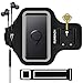 RUNBACH Armband for Galaxy S9,Running Exercise Gym Bag with Fingerprint Touch/Key Holder and Card Slot for Samsung Galaxy S9 (Black)