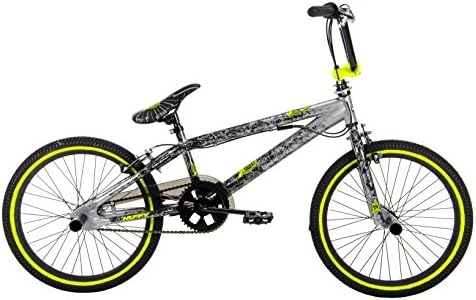 Huffy Bicycle Company 23546 BMX Revolt Bike, 20", Chrome/Black