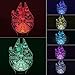 3D Star Wars Lamp - Star Wars Gifts - Star Wars Light - Optical Illusion Led Light - Star Wars Lamp& Perfect Gifts for Kids and Star Wars Fans (3 Packs)