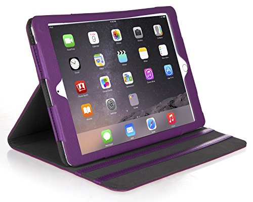 Bear Motion for iPad Mini 4 Leather Case with Built-in Stand for iPad Mini 4 - MP Purple