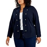Tommy Hilfiger Womens Tommy X Gigi Hadid Open Front Band Jacket