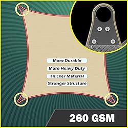 Royal shade 14' x 24' Beige Rectangle Square Super