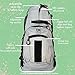 K9 Sport Sack | Dog Carrier Backpack for Small and Medium Pets | Front Facing Adjustable Dog Backpack Carrier | Fully Ventilated | Veterinarian Approved (Medium, Air Plus - Light Grey)