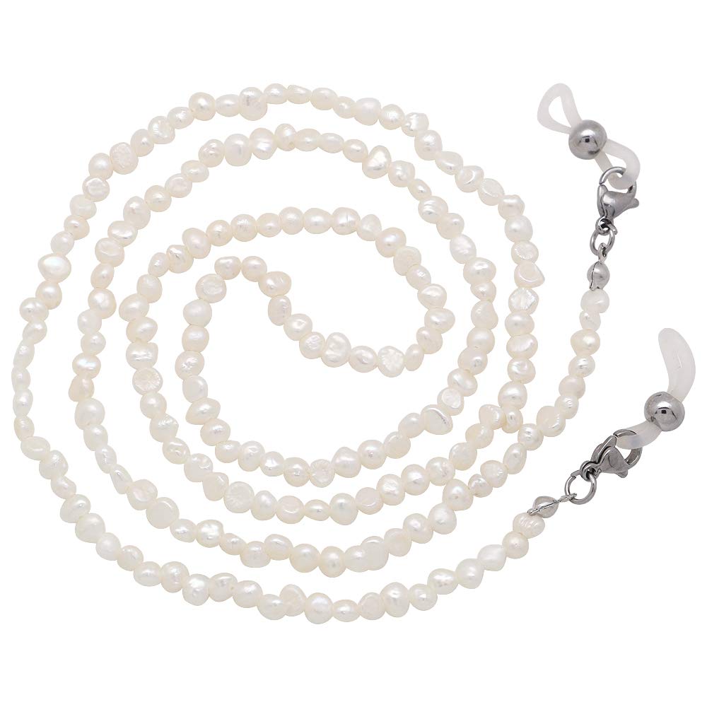 Photo 1 of KAI Top Mask Lanyard Chain Face Mask Holder Chain Freshwater Pearl Eyeglasses Chain Sunglasses Chain for Women Girls Men