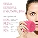 Wowlily Facial Cleansing Brush,Advanced Cleansing System Face Brush for Exfoliating,Removing Blackhead, and Massaging(Rose)