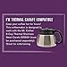 Mr. Coffee 12 Cup Programmable Coffee Maker with Thermal Carafe Option, Chrome
