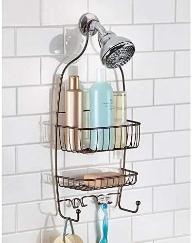 Shower Caddy Bathroom Shelf Wall Storage Rack Bath Organizer Soap Holder Shelves