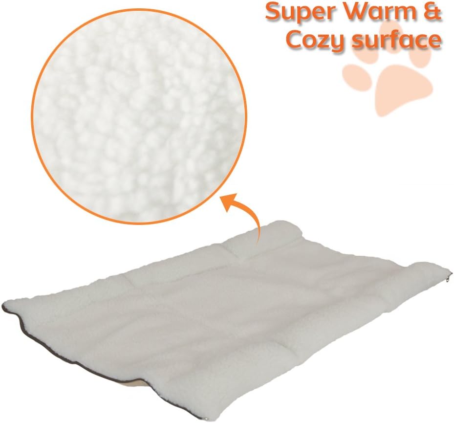 PARTYSAVING PET Bed 2-in-1 Pet Palace Snooze Tunnel and Mat for Pets Cats Dogs and Kittens for Travel or Home, APL1343, Beige : Pet Supplies