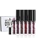 Ownest 6 Colors Matte mini Liquid Lipstick Set,Waterproof Long Lasting Lipstick,Travel Lip Gloss Set