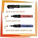 VarioMuse Acrylic Paint Markers (8 Color Set) - Use on Ceramic, Glass, Plastic, Porcelain, Stone, Wood, Paper, and More - Water Based, odorless, and Washable on Non-Porous Surfaces