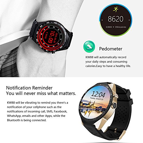 Ballylelly King-Wear KW88 SmartWatch podómetro Dispositivo ...