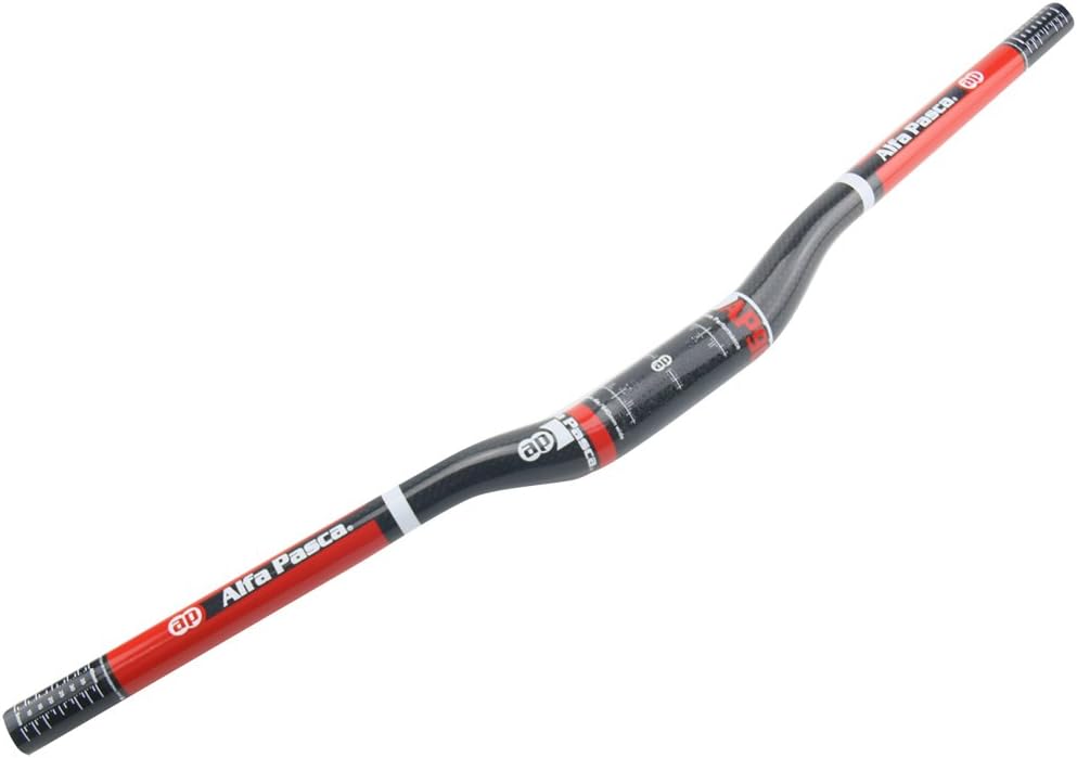 Alfa Pasca Carbon Fiber Bike MTB Handlebars Flat Handle Bar 31.8 Carbon Handlebar 680/700/720/740/760mm Mountain Riser Bar