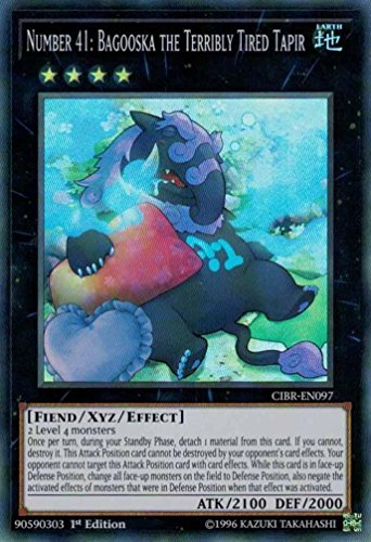 Number 41: Bagooska the Terribly Tired Tapir - CIBR-EN097 - Super Rare - 1st Edition - Circuit Break (1st Edition)