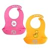 Bavaglino in silicone di Chuckle, set da 2 pezzi