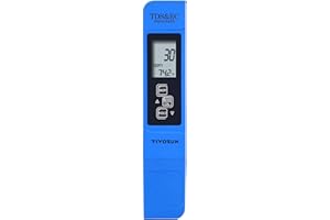 VIVOSUN 3-in-1 TDS EC & Temperature Meter - Ultrahigh Accuracy Digital Water Quality Tester (Blue)