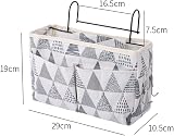 Croselyu Home Multifunctional Bedside Hanging Bag Blue view 2