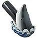 Decorative Great White Shark Wine Bottle Holder Statue for Beach Bar or Tropical Kitchen Decor Sculptures & Tabletop Wine Rack Stands by Home 'n Gifts