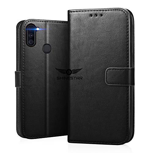 SHINESTAR Galaxy M11 Flip Case | PU Leather Flip Cover Wallet Case with TPU Silicone Case Cover for Samsung Galaxy M11 (