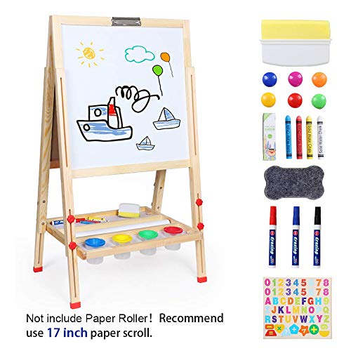 1 Double+Sided+Whiteboard+Chalkboard+Multiple+Use+Magnetics