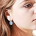 Xuping Jewelry Fashion Women Hoop Crystal Earring (Blue)