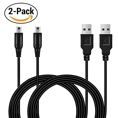 image for Connyam 2 Pack 8ft USB Charging Cable for Nintendo New 2DS XL/ 3DS XL,