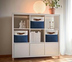 DECOMOMO Storage Bins Fabric Storage Baskets for