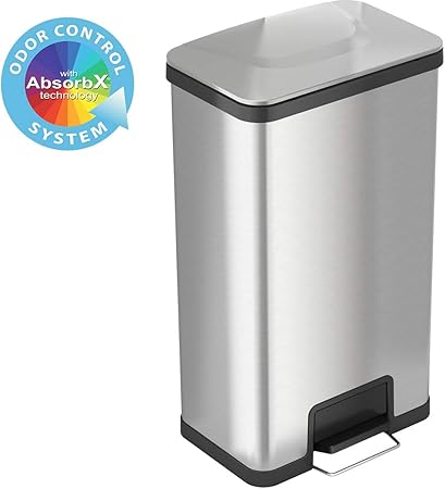 Amazon Com Itouchless Softstep 18 Gallon Stainless Steel Step