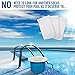 C&Berg 20 pack Pool Skimmer Socks Filter Savers for Baskets and Skimmers - Ultrafine Mesh Material to Protect Your Basket Filters, Removes Debris, Leaves, Oil, Pollen, Bugs, Scum