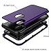 Compatible with iPhone X Case, iPhone Xs Case,SKYLMW [Heavy Duty] Three Layers Hybrid Rugged Shockproof Armor High Impact Defender Case Cover for Apple iPhone X 2017/XS 2018, Purple Black