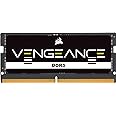 CORSAIR Vengeance SODIMM DDR5 RAM 32GB (1x32GB) 5200MHz CL44 Intel XMP iCUE Compatible Computer Memory - Black (CMSX32GX5M1A5200C44)