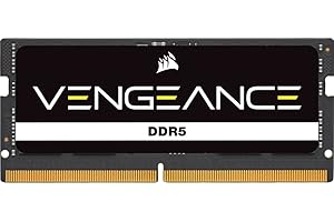 CORSAIR Vengeance SODIMM DDR5 RAM 32GB (1x32GB) 4800MHz CL40-40-40-77 1.1V Intel AMD Laptop Notebook Memory - Black (CMSX32GX