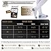 Cotton Compression Socks for Women & Men - Comfortable & Breathable Support Stockings for Nurses, Travel, Pregnancy, Flight, Recovery - Boost Circulation to Fight Edema, Shin Splint & Pain (White,M)