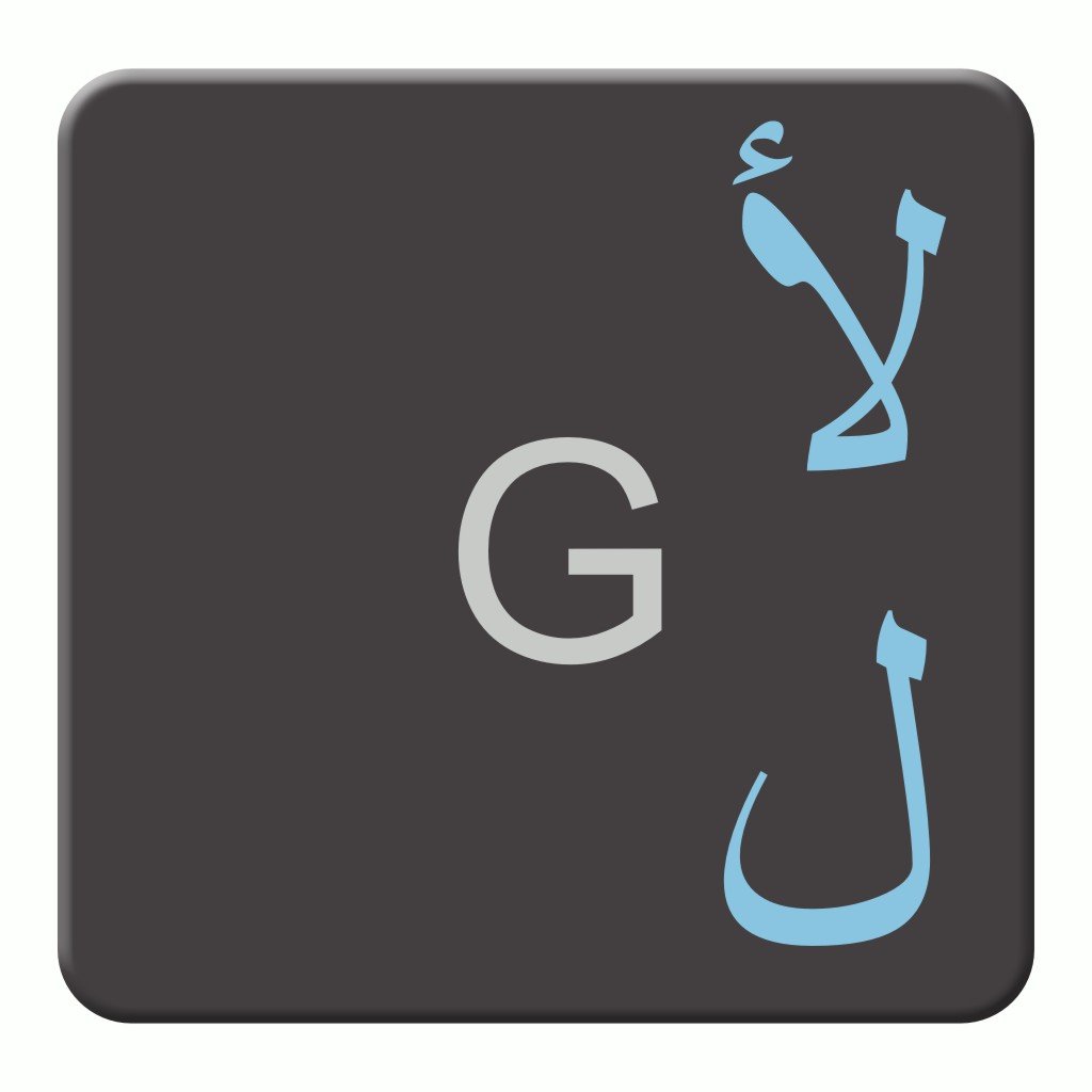 Russian Keyboard Stickers Transparent and Laminated