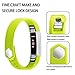 iGK Replacement Bands Compatible for Fitbit Alta and Fitbit Alta HR, Newest Adjustable Sport Strap Smartwatch Fitness Wristbands with Metal Clasp Yellow-Green Small