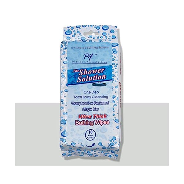Premium Formulations Shower Solutions Adult Bathing Wipes, Extra