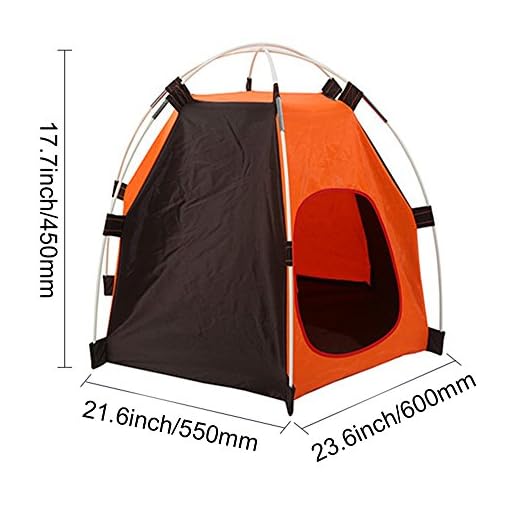 MyLifeUNIT Outdoor Pet Tent, Portable Dog House Pet Camping Tent