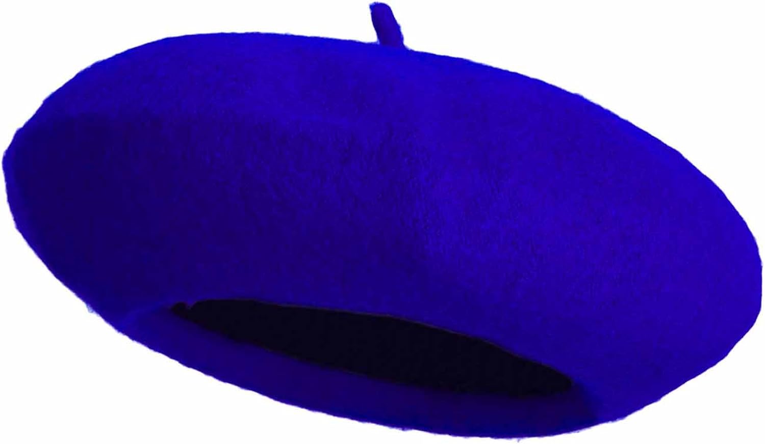Women French Wool Beret Hats - Solid Color Classic Beanie Winter Cap(Royal Blue) at  Women’s Clothing store