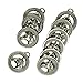 MonkeyJack 10 Pcs Tibetan Silver Western Horse Round Charms Pendants Jewelry DIY Making