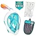 ME MARTIAN ELITE Tribord/Subea Easybreath (2019 Version) Full Face Snorkel Mask with Enhanced Anti-Fog and Anti-Leak