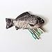 Funnylive Simulated Fish Pencil Case Crucian Carp Fish Pen Pouch Alternative Change Purse Phone Bag