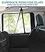Mancro Car Seat Covers for Dogs,100% Waterproof Backseat Cover for Dogs with Mesh Window Side Flaps, Convertible Scratch Proof Pet Seat Cover Hammock, Durable Soft Seat Protector for Cars Trucks SUVs