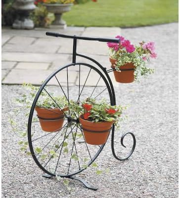 penny farthing plant holder