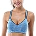 ATTRACO Women's Light Support Sports Bra Cross Back Soft Wireless Tank Top