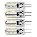 Kakanuo G4 LED Bulb 10-18V AC/DC Warm White 3000K 2 Watt Bi-pin Base 24x3014SMD LED Corn Bulb Non-dimmable (Pack of 4)