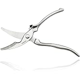TONMA Poultry Shears, Made in Japan, 10" Japanese Kitchen Shears Heavy Duty | Restaurant-Grade Stainless Steel Kitchen Scissors, All-Purpose Cooking Scissors for Turkey, Chicken, Crab, Dishwasher Safe