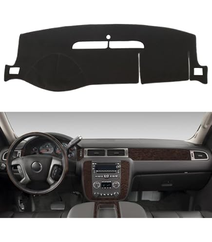 Alfombrilla Para Tablero (dash Mat) Gris Claro Para Chevrolet Tahoe 2007-2014 – Cubierta De Protección Y Antirreflejo