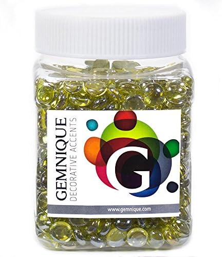 Mini Glass Gems - Yellow Luster (48 oz.)